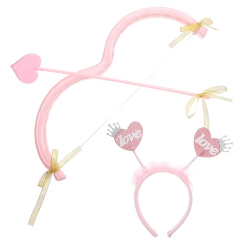Serrage-tête Flèche de Cupidon Rose, fini les accessoires lourds pour la Saint-Valentin