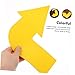 BESPORTBLE 4pcs Tennis Court Arrow Angle Training Markers Durable Pe Material Sports Court Signs for Enhanced Agility and Flexibility Bright Color Visuals for Easy Boundary Setup