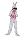 Funny Fashion Costume da coniglio per bambini, colore bianco, per carnevale
