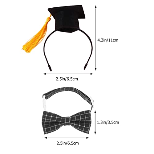 Gorro de graduación para perros pequeño ABOOFAN miniatura 6