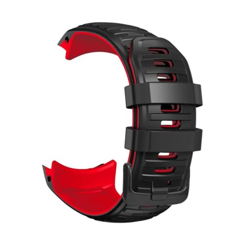 [�����ȓX] �ɓK����Garmin Instinct 2X/Instinct 3 50MM �f���A���J���[ �X�|�[�c �V���R�[�� �V�[�����X�����p�w�b�h�o���h�t�B�b�g��(Black red)