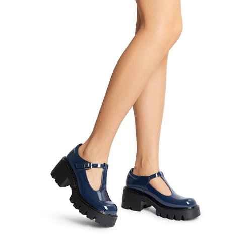 DREAM PAIRS Women's T-Strap Mary Jane Pumps Shoes,Navy,9.5 - image 2