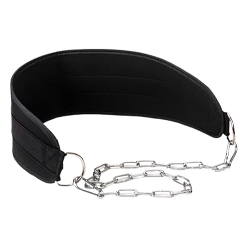 Weight Training Belt, Squat Support Gear, 30.71×7.09in Steel Chain Strap, Waist Protection Tool, Fitness Machine Accessory for Women, Calisthenics Aid, Home, Gym Exercises
