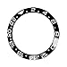 DJDLOK Mechanische Ersatzteile 38mm-30.7mm Durchmesser Keramik Bronze Stahl Lünette Einsatz für GMT Uhr Zubehör Uhrenring (Color : 2)
