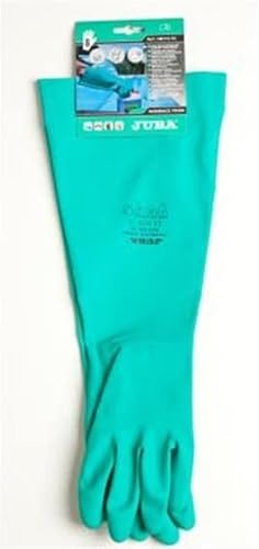 Juba Personal Protective Equipment H811C-55/10 - Guante quimico xl10-55cm piscina floc. nitr. ver juba