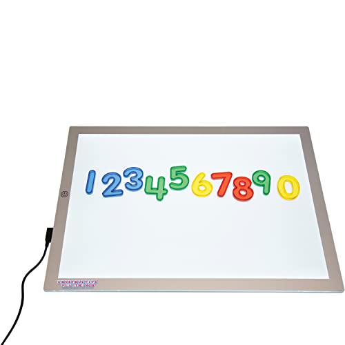 Constructive Playthings - CHG-74 Toys Ultra Bright LED Light Panel, Interactive Flat Panel Light Fixture Constructive Playthings - CHG-74 Toys Ultra Bright LED Light Panel, Interactive Flat Panel Light Fixture
