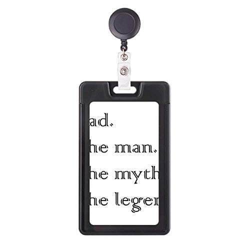 Étui rétractable pour badge Myth Legend Dad Festival pour bureau