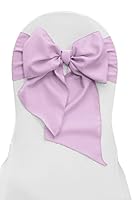 Algopix Similar Product 13 - LA Linen Polyester Poplin Chair Bow