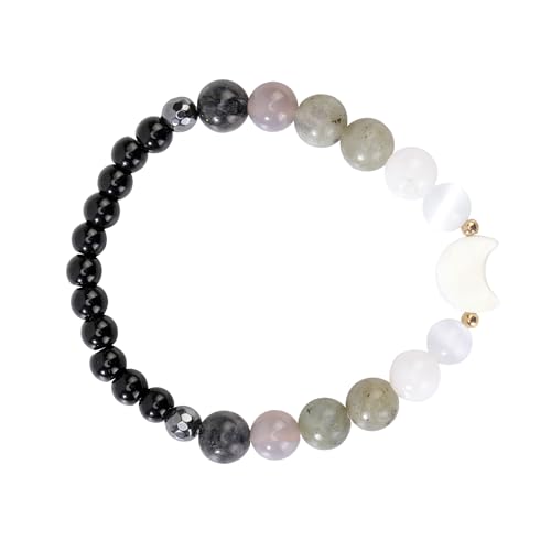MQV Moon Phase Ultimate Women Protection Lunar Energy Bracelet Cleanse Healing Inner Peace Energy and Balance inspired Jewelry Gift (style1)