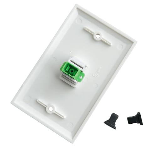 Placa de pared SC/APC Simplex que evita cortes de internet protegiendo la fibra ONT 3