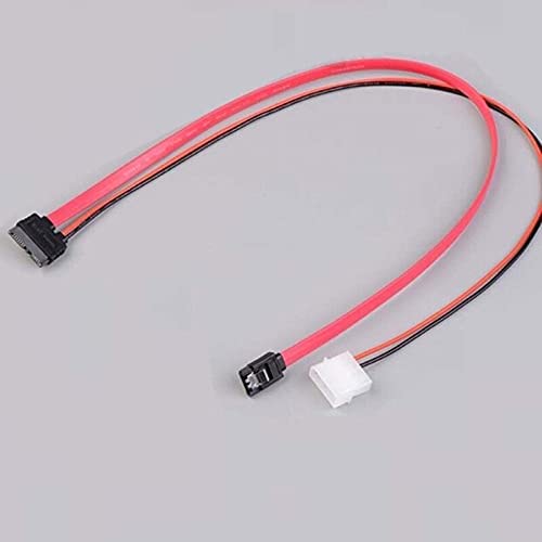 Image of 7 + 6 Pin Slimline SATA Cable for Slim Laptop SATA DVD CD-RW Drive 13 pin Sata + Power Adapter Cable Wire for Notebook Optical Drive