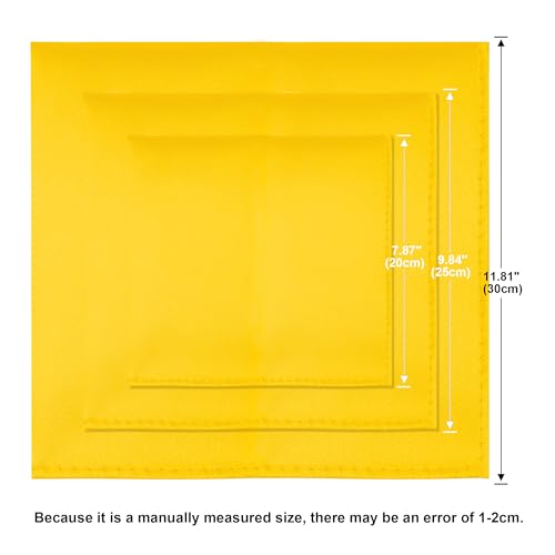 Image of Men's Pocket Square, Solid Color Boys Handkerchiefs for Men Wedding Party