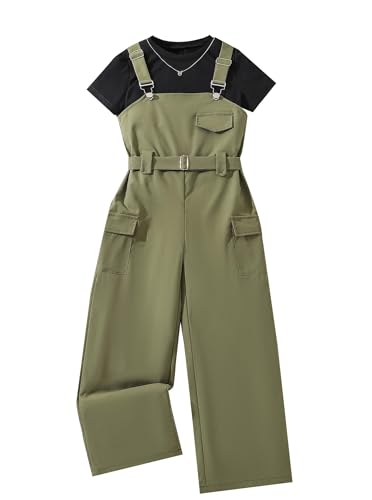 Hilinker Girl's 2 Piece Outfit Set (7-14 Years)