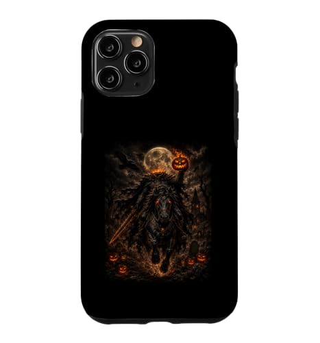 Spooky Headless Halloween Horseman �O���t�B�b�N �X�}�z�P�[�X iPhone 11 Pro �p