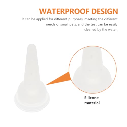 Tétines en silicone pour allaiter chatons et lapins sans stress