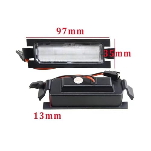 Luces matrícula LED Hyundai Elantra sustitución directa sin error Canbus 4