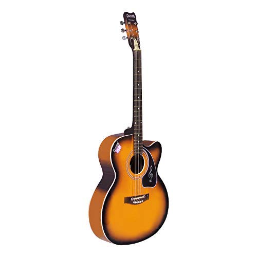 Image of KETOSTICS Givson Rosewood Venus Special KS-Vs-SUN, Acoustic Guitar Combo With Cover /Bag, String Set, Belt and Picks (SUNBRUST)
