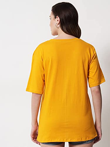 Image of FUNDAY FASHION Women Cotton Half Sleeve Oversized T-Shirt (Pack of 2)