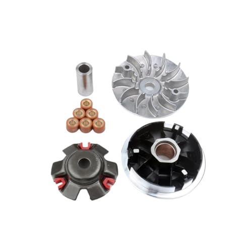 Kit variateur scooter 18x14mm 12g et poulie fixe pour moteur 125cc 150cc 4T