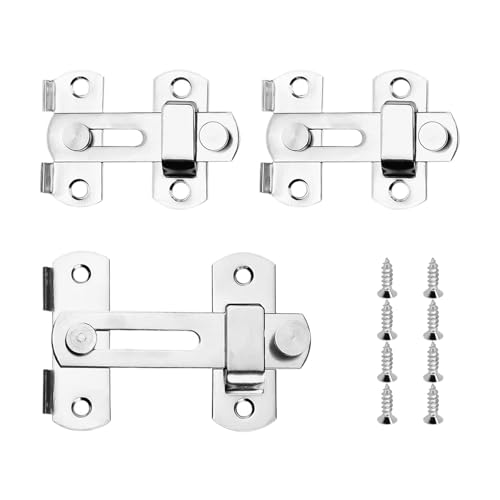 3 Pezzi Realizzati Con Viti In Acciaio Inossidabile, Viti, Chiusure Per Porte Durevoli, Accessori Per Mobili, Adatti A Porte, Finestre E Armadi.