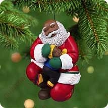 Carte Souvenir Père Noël Hallmark : décoration festive et vœux traditionnels pour les fêtes