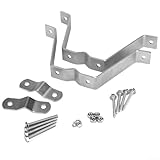 Installation rapide : l'installation est simplifiée en sélectionnant un emplacement stable et en fixant ce support après avoir fourni des vis, puis serrez votre tige facilement entre ces boulons filetés pour un soutien sécurisé.