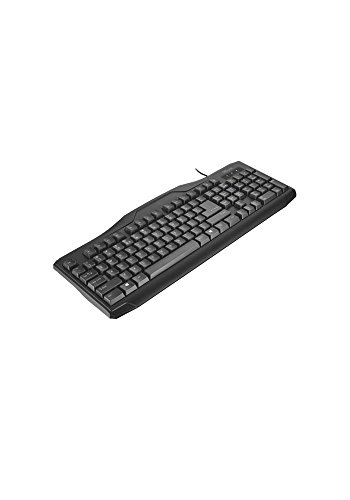 Trust Classicline - Teclado Anti Salpicaduras, Negro - [QWERTY...