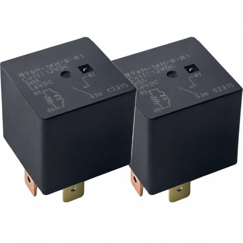 Relais 12V 50A résout les pannes de phares et ventilateurs auto sur circuit ISO - Lot de 2