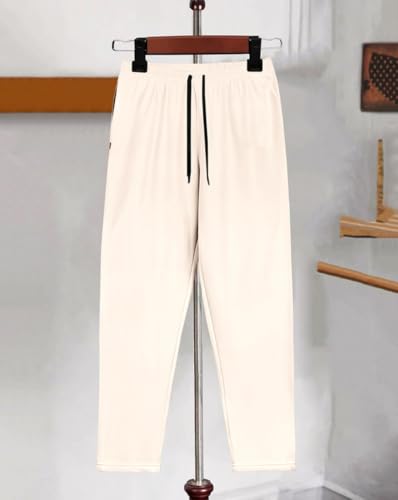 AUSK Men's Oversized Graphic Printed Co Ord Set White White & Maroon - Image 3