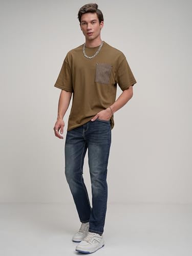Image of Highlander Men's Straight Fit Jeans | Stretchable | Everyday Comfort & Style| Jeans for Man