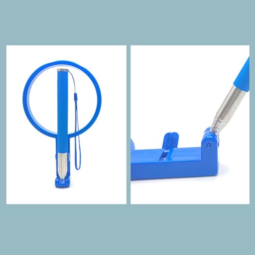 Luieonm Hundekotschaufel | Einfaches Aufnehmen von Hundekot-Fängern – ausziehbarer Griff, faltbarer Picker für Parkspaziergänge, Reisen, Welpen-Abenteuer, Reinigung, bequeme Ausflüge