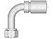 Parker Parkrimp Permanent Female JIC 37? - Swivel - 90? Elbow - Long Drop