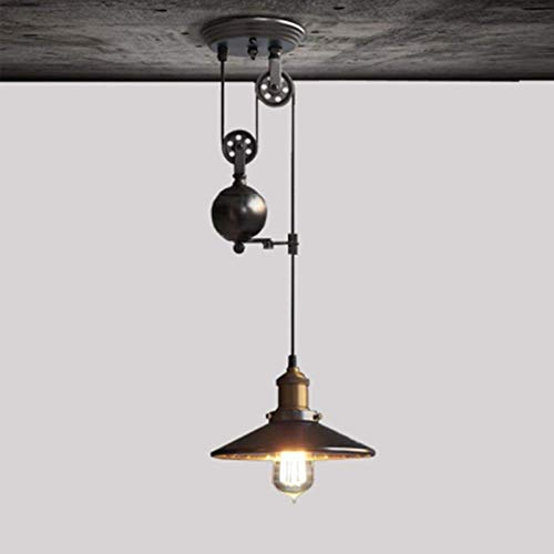 Lustre télescopique à tête unique réglable pour un éclairage de table ciblé