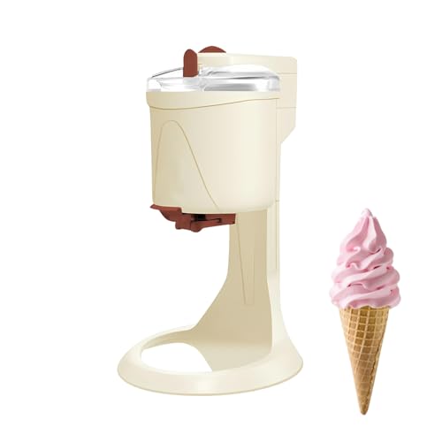 Mini Máquina De Helado Automática Y Máquina De Helado De Sobremesa De 1 L Para Preparar Yogur Helado, Sorbetes Y Postres Caseros