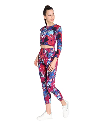 Image of CHKOKKO Women Jogging Suit Casual Summer Track Suit Co-Ord Set