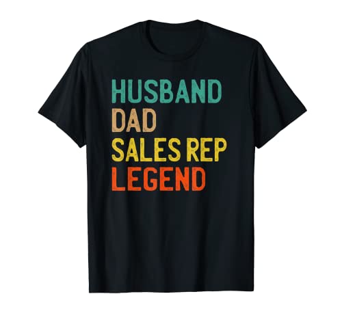 Hombre HUSBAND DAD SALES REP LEGEND - FATHERS DAY Camiseta