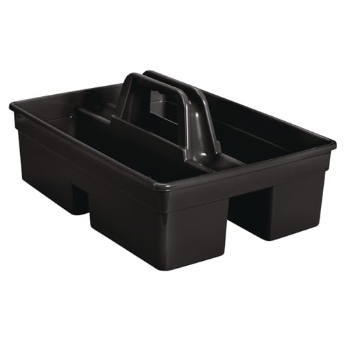 Rubbermaid Commercial Products-1880994 Executive Series Carry Caddy Black Carrier for Cleaning Supplies Tools All-Purpose Carry Caddy Fits Into Cleaning or Housekeeping Carts