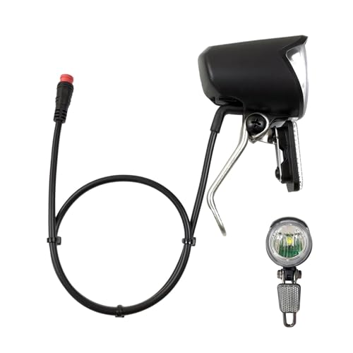 Bike Headlight - LED Bike Light Waterproof IPX6 | El�u�R?ric bicycle Front Lights 6?60V | Bright Cycling Scooter Lights | USB/E-Bi