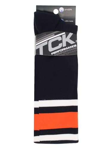 MadSportsStuff Dugout 3 Stripe Baseball Socks Over the Calf Length Pattern E3