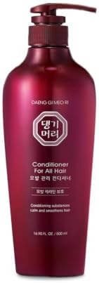 Doori DAENG GI MEO RI Conditioner, For All Hair Types, 16.9 fl oz (500 ml)