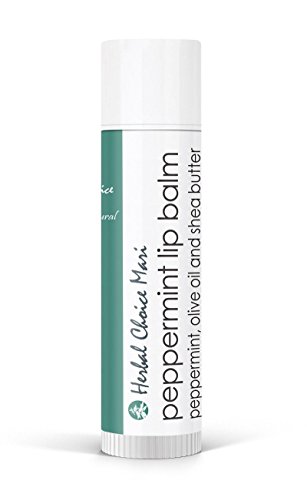 Natural Lip Balm by Herbal Choice Mari (Peppermint, 0.2 Fl