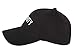 Rothco Security Supreme Low Profile Hat - Embroidered Adjustable Outdoor Baseball Hat Black/White