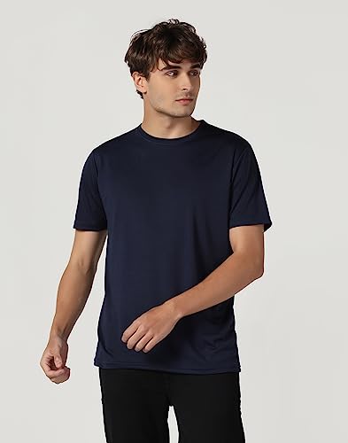 Image of INKKR Men's Short Sleeve Round Neck Dry Fit Multicolor T-Shirt Combo