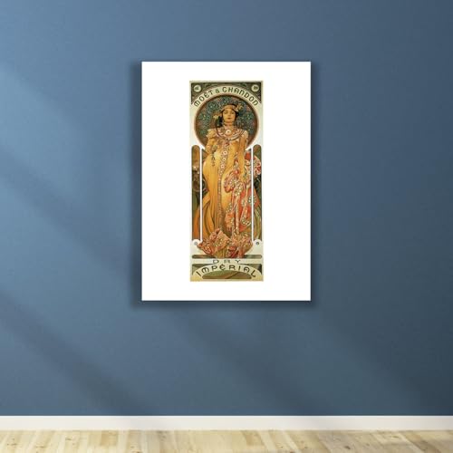Impression d'art mate Spiffing Prints Mucha Chandon format Grand - 5