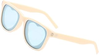 1 Par De Óculos De Sol De Coração Armação Quadrada Óculos De Sol Óculos De Sol De Moda Óculos De Sol Para Crianças Óculos De Bloqueio De Luz Azul Óculos De Sol Com Armação