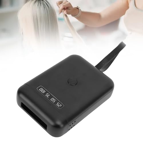 Lampe extension cheveux LED compacte portative pour salon noir - 4