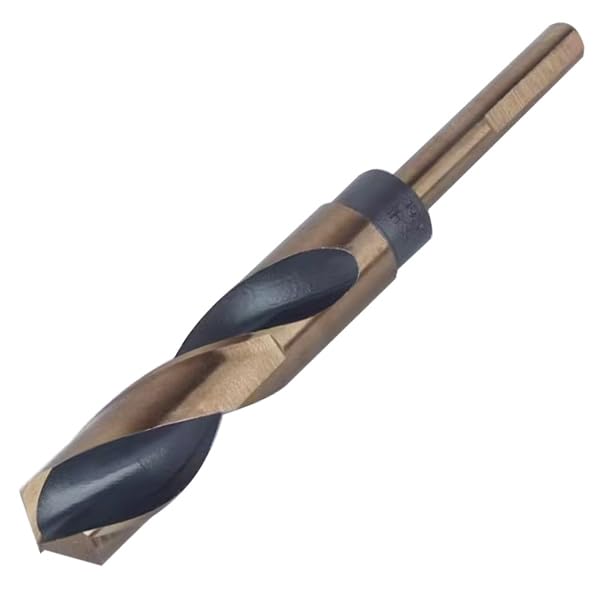 GUDINGHENG 4341 High Speed Steel Black - Gold Small Shank Drills: Multiple Models, 12-10mm to 35-12.7mm, for Stainless Steel, Copper, Plastic, Wood & More