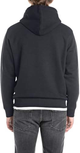Replay Herren Hoodie Sportlich, Night Blue 067 (Blau), XS – Ansicht 2