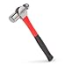 TEKTON 30404 Jacketed Fiberglass Ball Pein Hammer, 24-Ounce