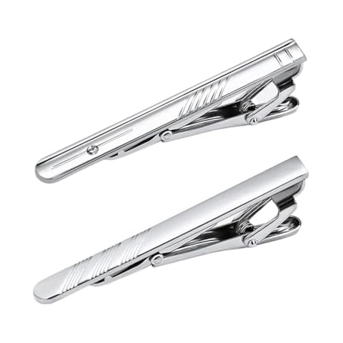 JEYORZY Silver Tie Clip Set for All Occasions Cover